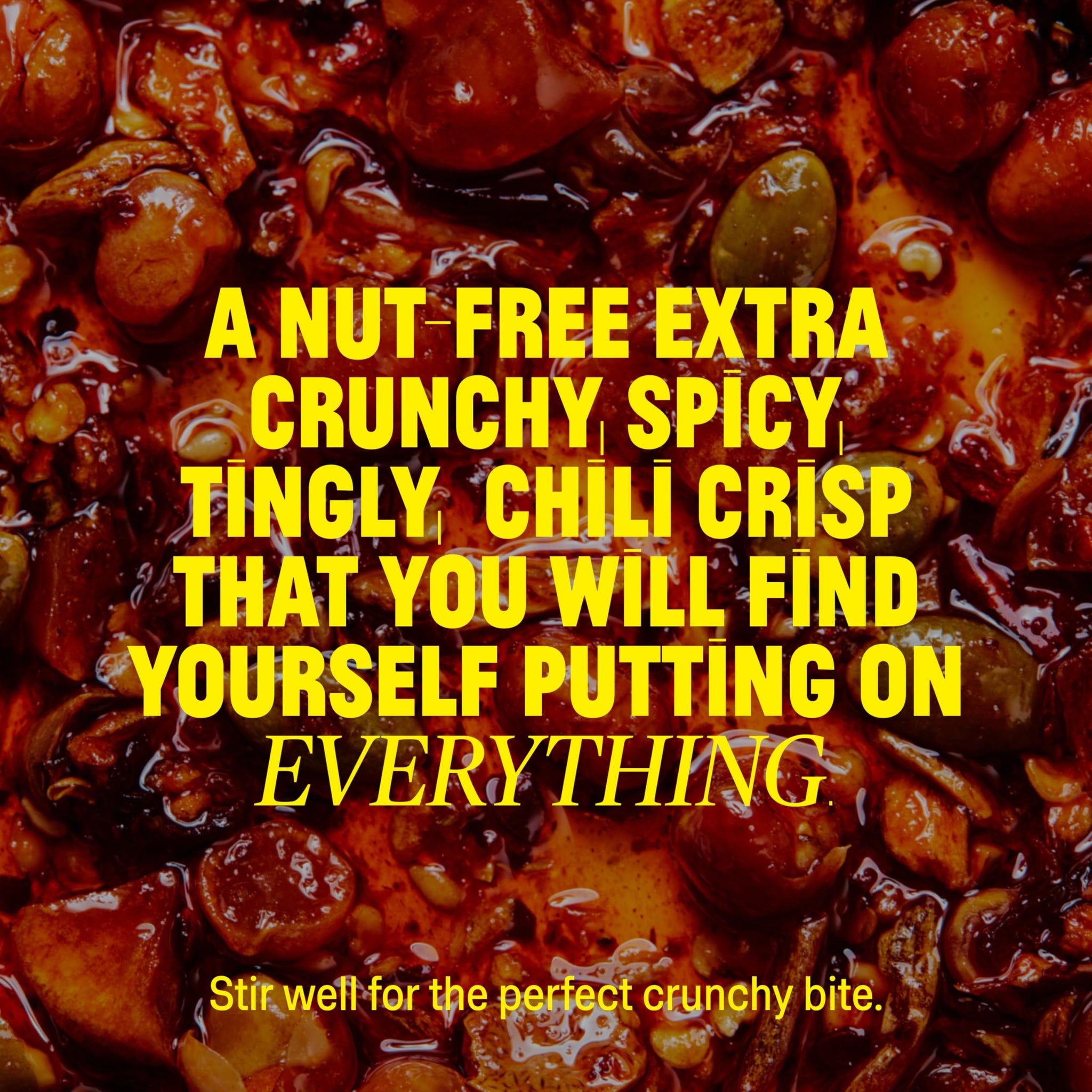 FLYBYJING Xtra Crunchy Sichuan Chili Crisp: Spicy, Tingly, Savory, Vegan, Nut-Free, Sugar Free Premium Chili Crunch - Good on Noodles, Proteins