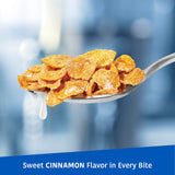 Kellogg's Cinnamon Flakes, Breakfast Cereal in a Cup, Multi-Grain, Reduced Sugar, Bulk Size, 96 oz (Pack of 96, 1 oz Cups)
