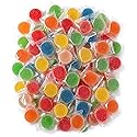 Assorted Individually Wrapped Fruit Jelly Candy - 1 lb Bulk Bag of Blueberry Apple Grapefruit Cherry Grape Lemon Orange Raspberry Flavors