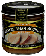 Better Than Bouillon Premium Turkey Base, Made with Roasted Turkey, 38 Servings Per Jar (8 Ounce (Pack of 1))