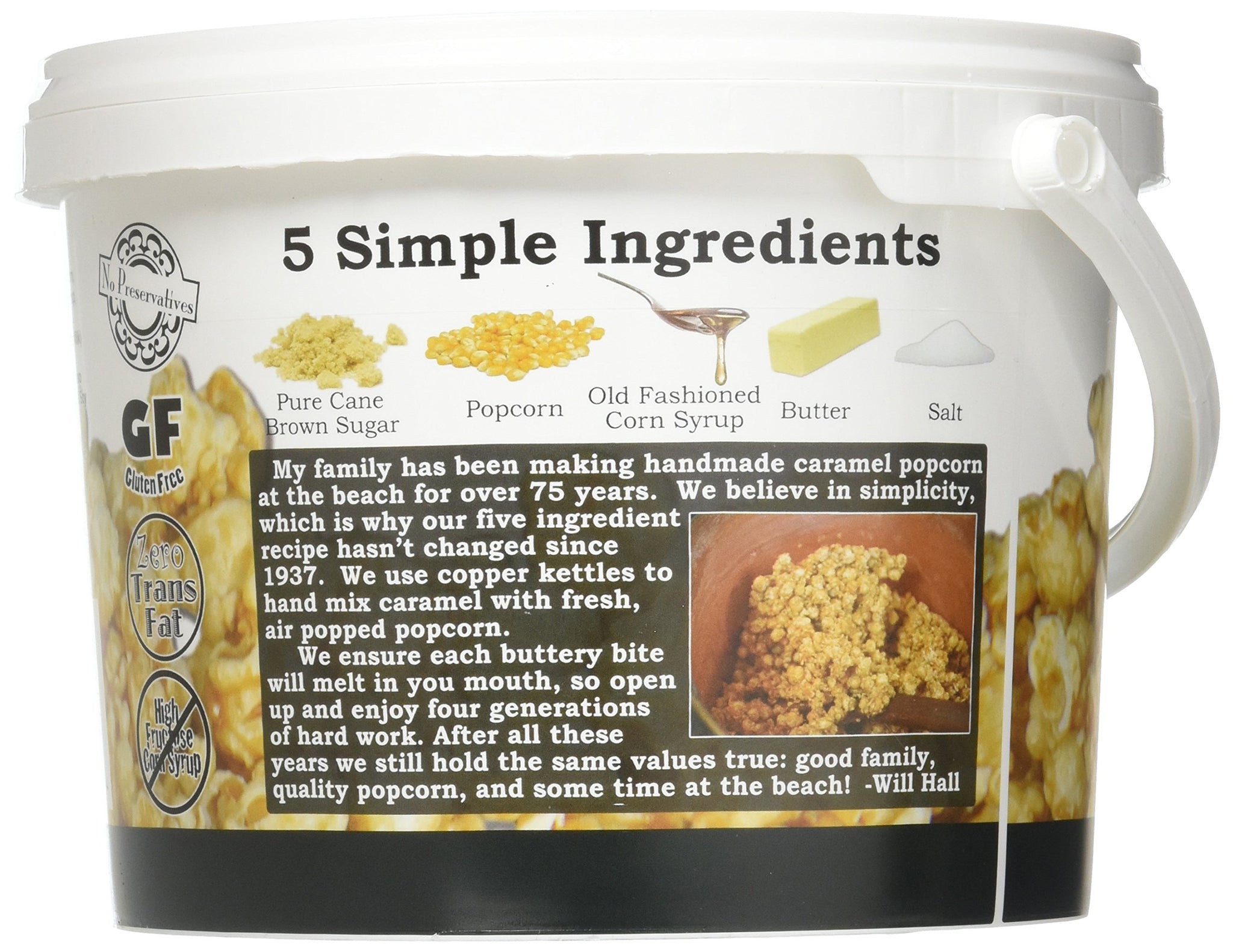 Fisher's Popcorn Tub Caramel Popcorn, 11 oz.