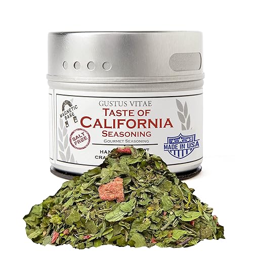Gustus Vitae - Taste of California - Authentic Artisanal Spice Blend - Gourmet Seasoning - Non GMO - All Natural - Sustainably Sourced - Small Batch
