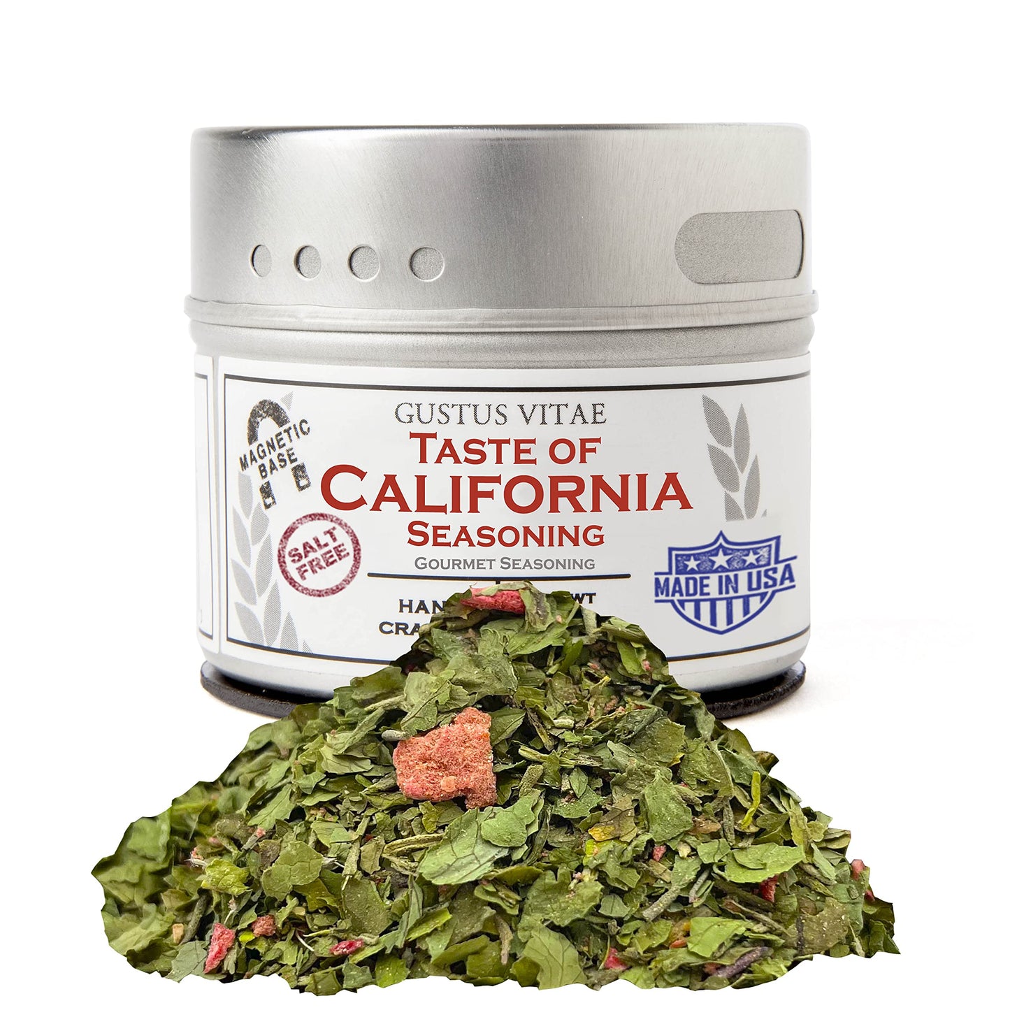 Gustus Vitae - Taste of California - Authentic Artisanal Spice Blend - Gourmet Seasoning - Non GMO - All Natural - Sustainably Sourced - Small Batch