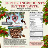 Cherry Republic Milk Chocolate Covered Cherries, 7 oz Bag - Tart Michigan Montmorency Dried Cherries in Creamy Chocolate, Sweet-Tangy Balance, Premium