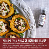 Burlap & Barrel Zanzibar Black Peppercorns - Award-Winning, Vine-Ripened Whole Peppercorns with Bright, Lemony, Spicy Flavor - As seen on Shark Tank