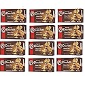 Baker's Choc-kits Crunchy Oat Biscuits/Cookie | Chocolate | Pack of 12 | Case | 32-40 Cookies per Box | Kosher | Halal | Real Chocolate | Finest