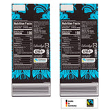 Lidl Preferred Selection Premium Dark Sea Salt Chocolate - 56% Cacao - Fair Trade - Made in Germany (2 Pack)