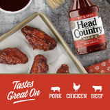 Head Country Hot & Spicy BBQ Sauce | 20 Ounce Bottle | Barbecue Sauce