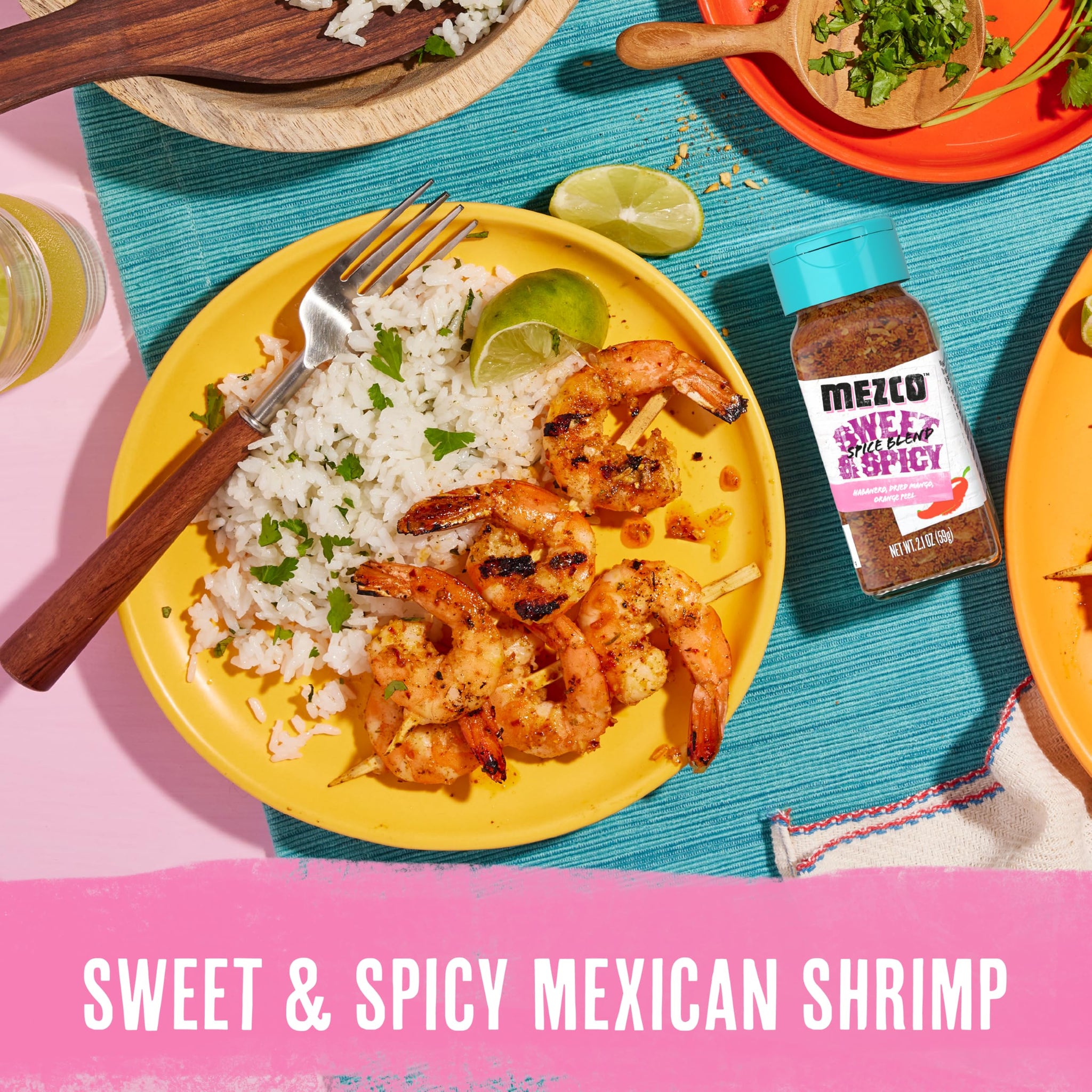 Mezco Spice Blend, Sweet and Spicy, Meal Prep Seasoning, 2.1 oz