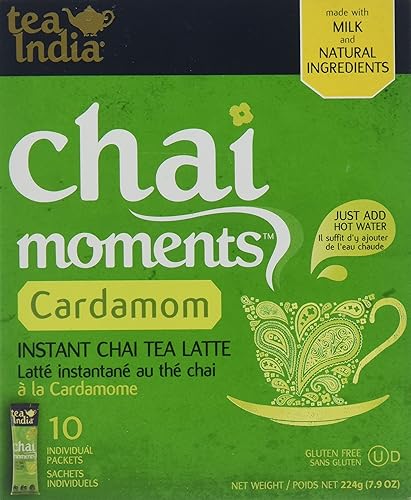 Tea India, Chai Tea Latte Mix, 10 Bags
