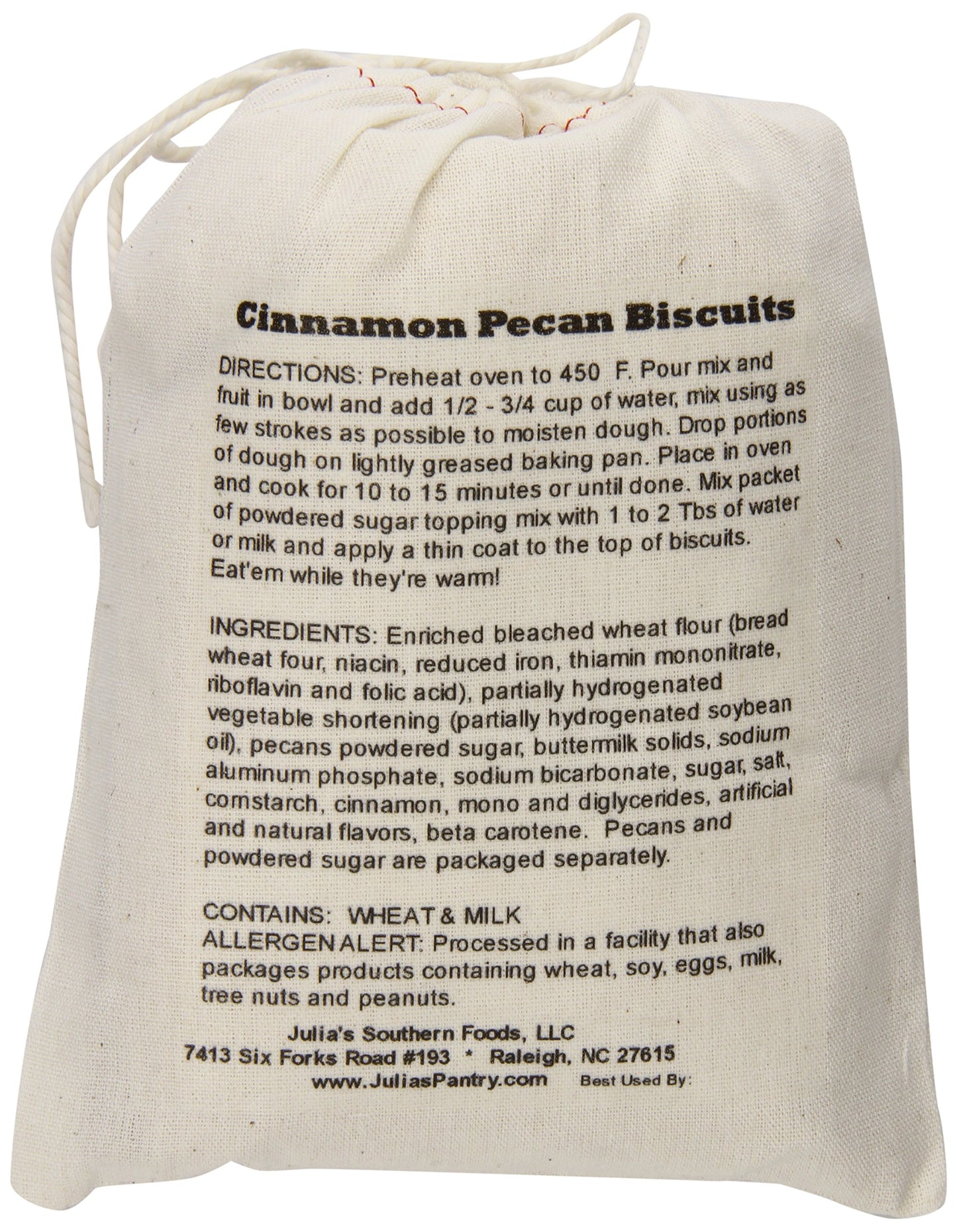 Cinnamon Pecan, 14oz Cloth Gift Bag (Includes Pecans & Glaze)