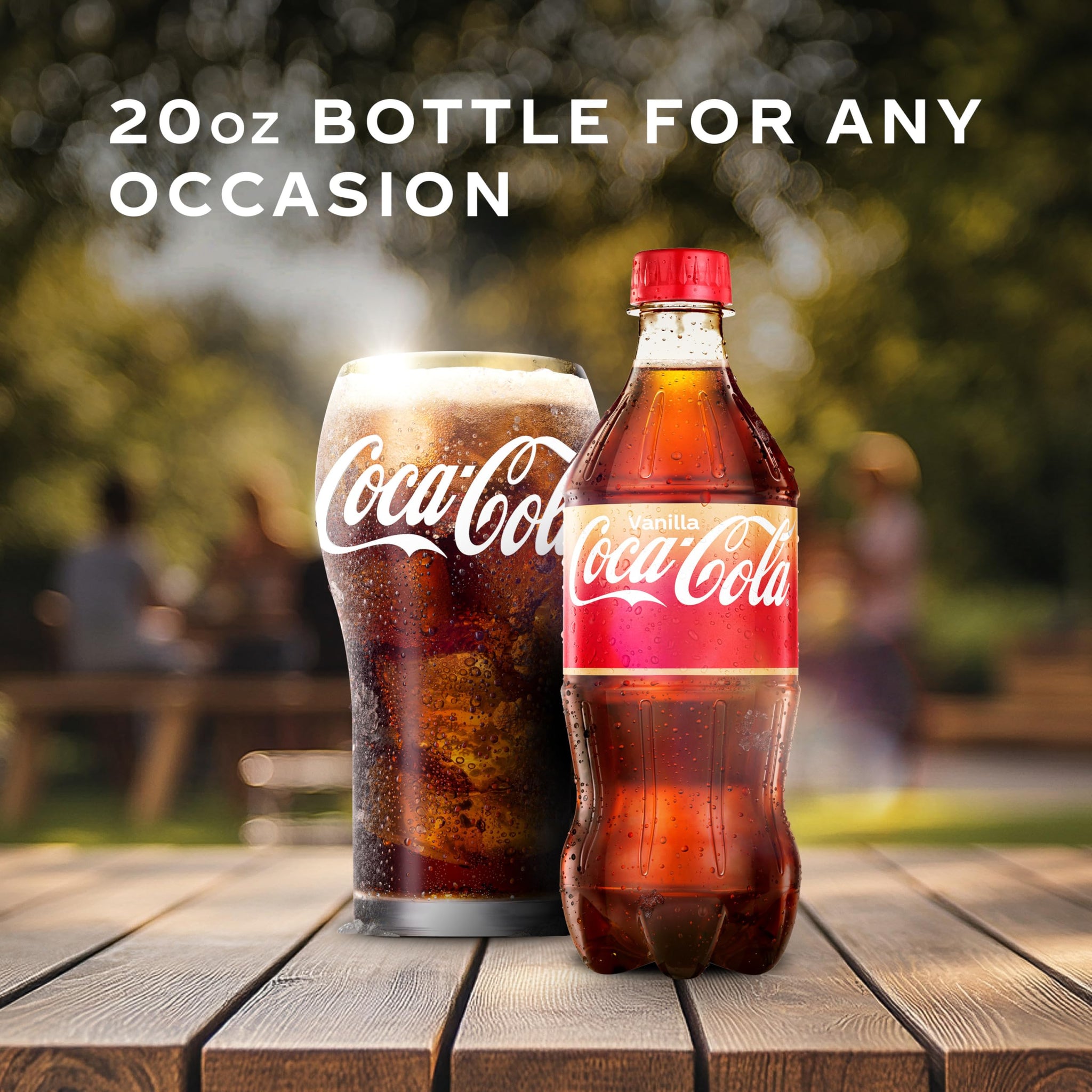 Coca-Cola Vanilla Soda Soft Drink, 20 fl