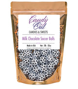 CandyOut Chocolate Soccer Balls 2 Pound - Foil Wrapped Chocolate Candy in Sealed Bag