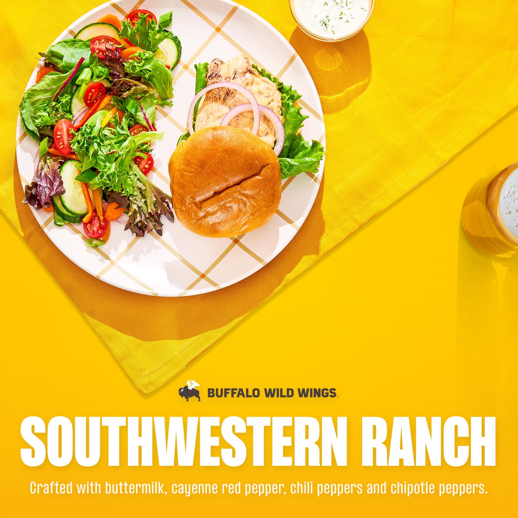 Buffalo Wild Wings Southwestern Ranch Sauce, 12 fl oz