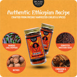 Awaze Ethiopian Mustard and Chili Pepper Blend | Sun-dried Ingredients | Processed in and Imported from Ethiopia | Non GMO | Organic | No