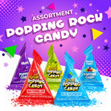Popping Candy Assortment | 40 Mini Packs | Popping Rocks Candy Individually Wrapped | Sour & Sweet Assorted Fruit Flavors for Goodie Bags, Pinatas