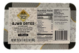 Ajwa Dates Premium Quality 2 pack, 800g/28.2oz total (400g/14.1oz x 2) - Imported from Saudi Arabia, 100% Natural