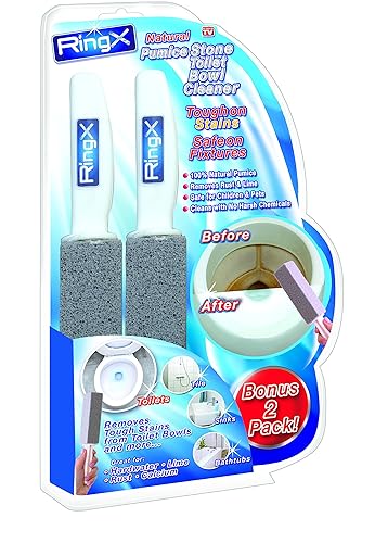 Spark Innovators RingX Natural Pumice Stone Toilet Bowl Cleaner