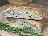 Molibake Italian Focaccia Bread Mix - Pack of 1, 15 oz - Artisan Mediterranean Style with Bell Pepper, Tomato, Onion, Garlic & Herbs