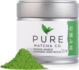 Pure Matcha Co | Premium Ceremonial Grade Matcha Green Tea Powder | Authentic Japanese Origin | Sugar Free | 30g, 1.06oz
