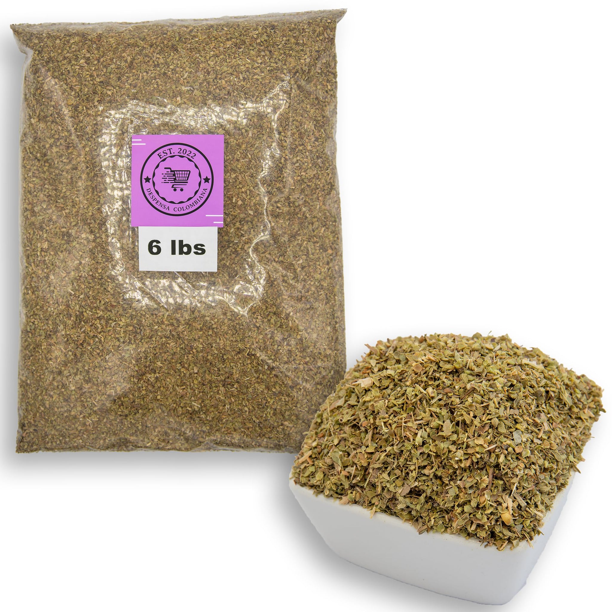 6 lbs Oregano - Origano Seasoning, Bulk Oregano Dry Leaf - Despensa Colombiana 95.99 oz Orégano Bag- Origano Bulk Seasoning Great for Cooking Recipes