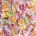 Queen City Candy Cave Bright Sunkiss Fruit Gems, Individually Wrapped Sugar Dusted Soft Gel Candy, Fruit Slice Flavored Jelly Gummies, 1 Pound