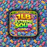 Office Roast Sour Gummy Bears Candy | Chewy Blue Candy Razz | Blue Raspberry Jelly Bears for, Gender Reveal, Baby Showers, Party, Office & More | Gift