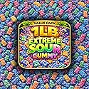Office Roast Sour Gummy Bears Candy | Chewy Blue Candy Razz | Blue Raspberry Jelly Bears for, Gender Reveal, Baby Showers, Party, Office & More | Gift