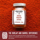 Burlap & Barrel Smoked Pimentón Paprika - Rich, Smoky Flavor with Mild Heat - Smoked Paprika Powder for Cooking - Savory Seasoning - As Seen On Shark