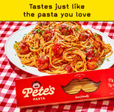 Low Carb, Protein Pasta | Spaghetti Noodles with 17g Protein, 7g Carbs | Healthy, KetoPasta Made in Italy | 3-Pack, 8oz - Pete’s Pasta