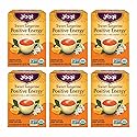 Yogi Sweet Tangerine Positive Energy Tea - 16 Tea Bags per Pack (6 Packs) - Organic Tangerine Energy Tea - Includes Black Tea Leaf, Yerba Mate Leaf