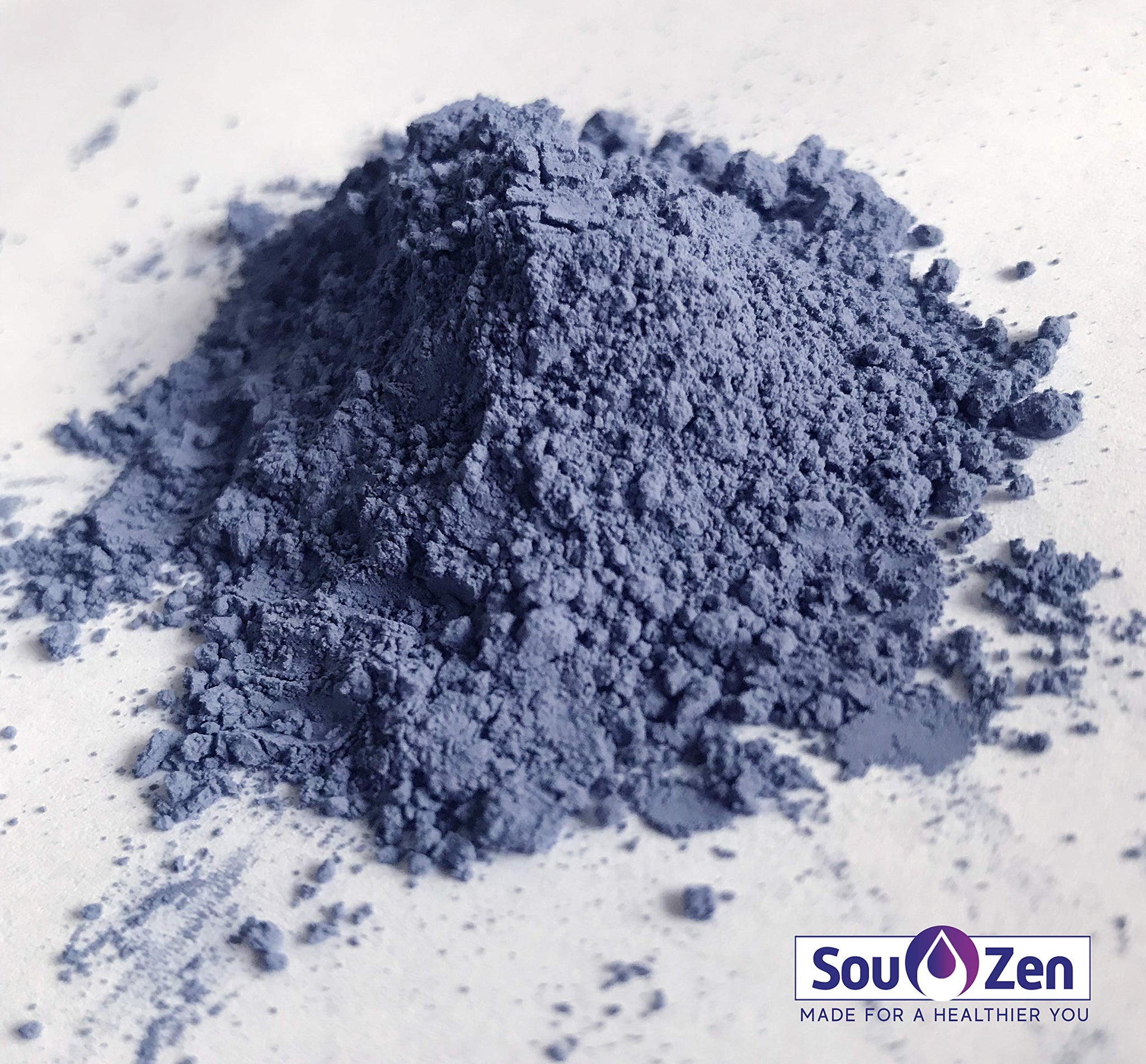 Sou Zen - 100% Blue Butterfly Pea Powder 4.5oz (127g) Culinary Grade | Premium Quality | Naturally Organic Superfood, Raw | Mix with Beverages