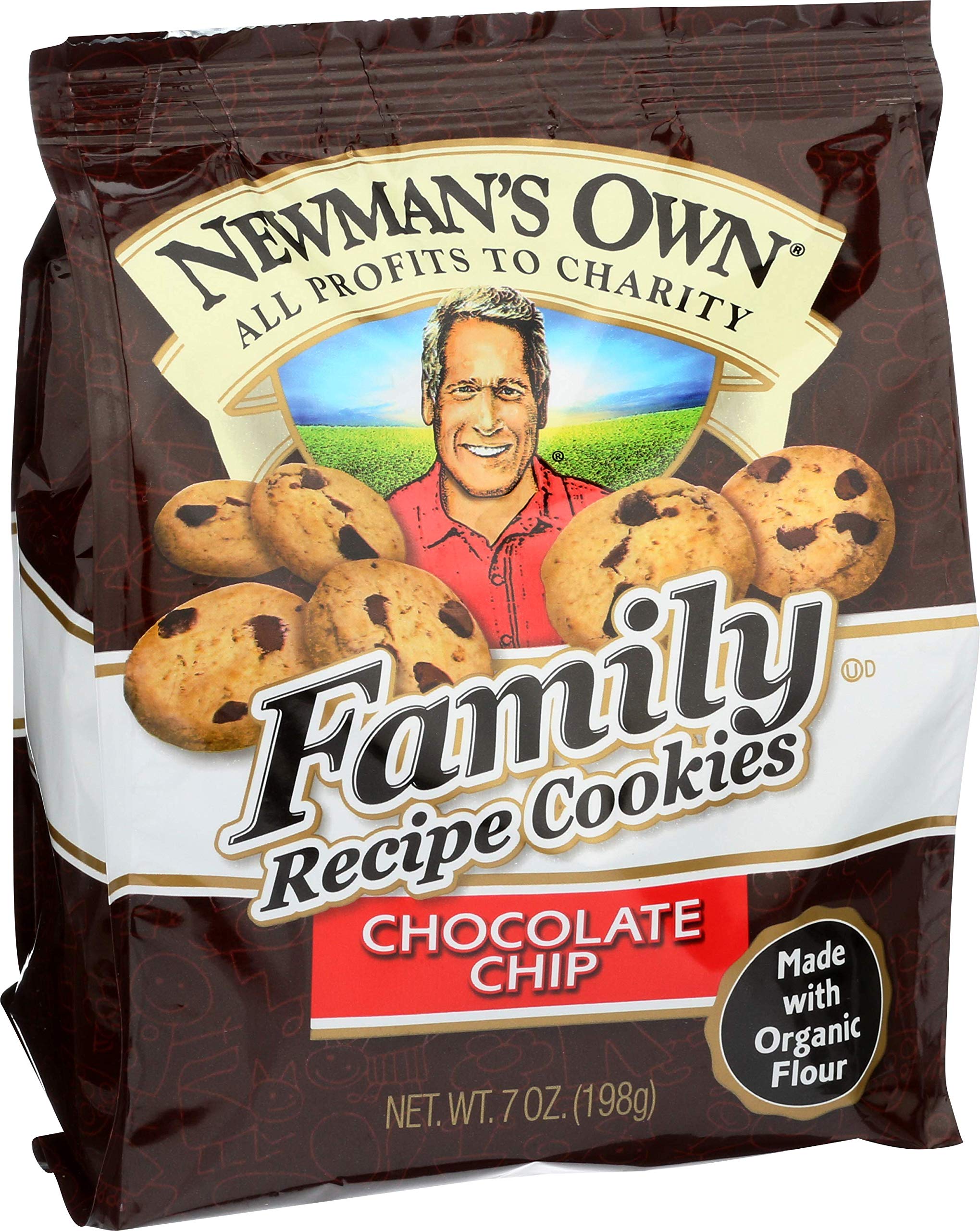 Newman's Own Family Recipe Cookies, Chocolate Chip, 7 Ounce