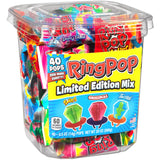 Ring Pop Hard Candy Pops, Variety Pack, 560 grams, 40 Count