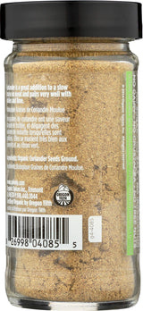 Spicely Organic Coriander Powder 1.40 Ounce Jar Certified Gluten Free