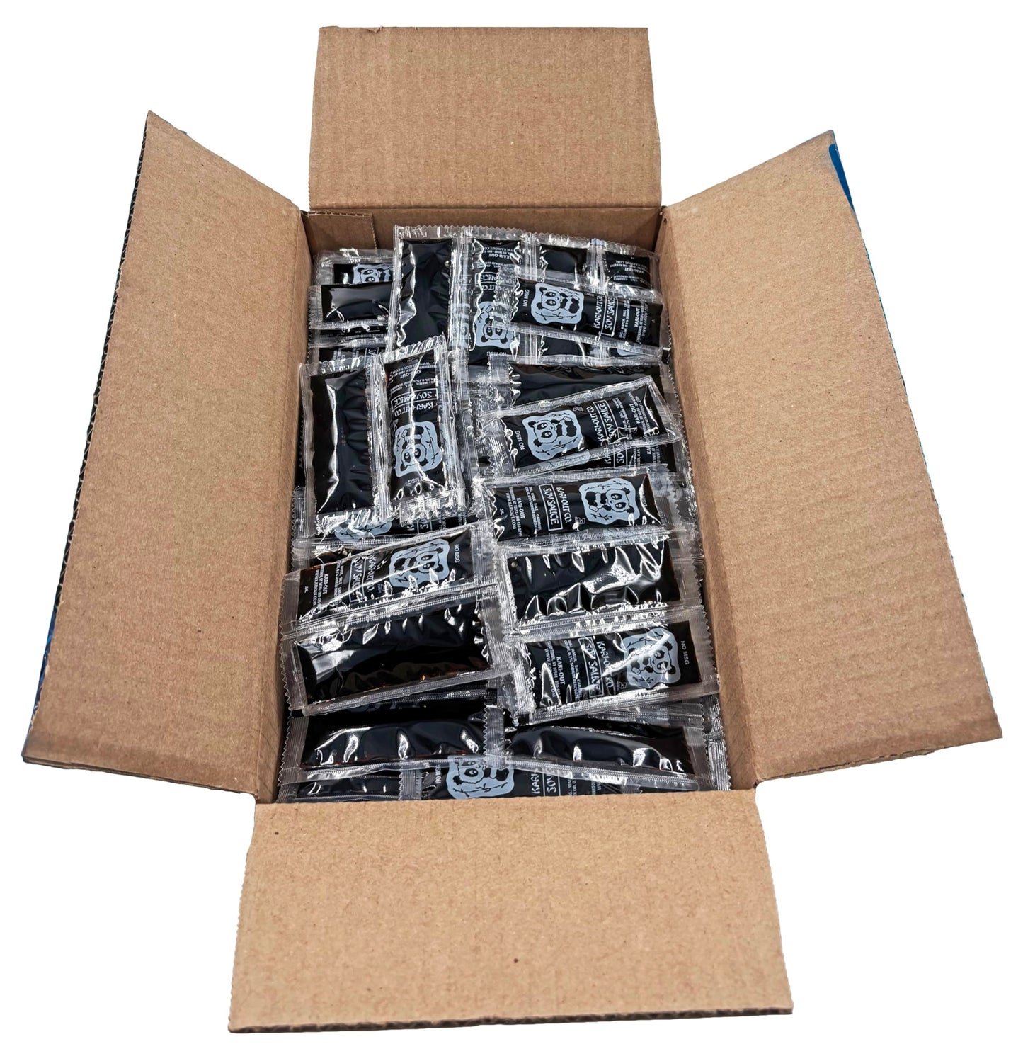 Kari-Out Soy Sauce 8 Gram Portion Packet | No MSG | Kosher | 450 Count