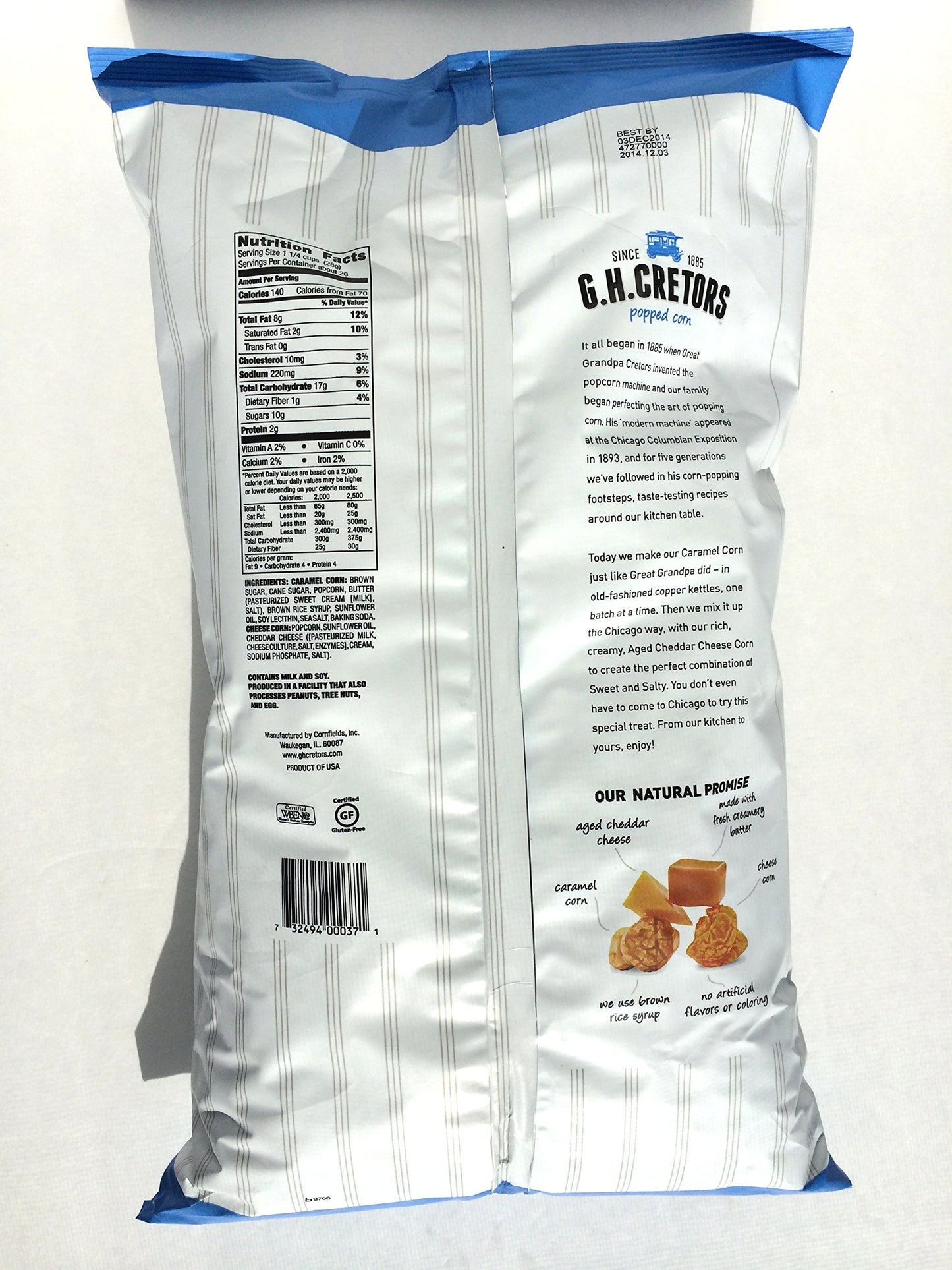G. H Cretors Chicago Mix Value Bundle - Two 26 Oz. Bags