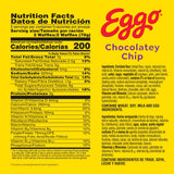 Eggo Chocolatey Chip Waffles, Breakfast Food, Frozen Breakfast, 10 Waffles (Frozen)