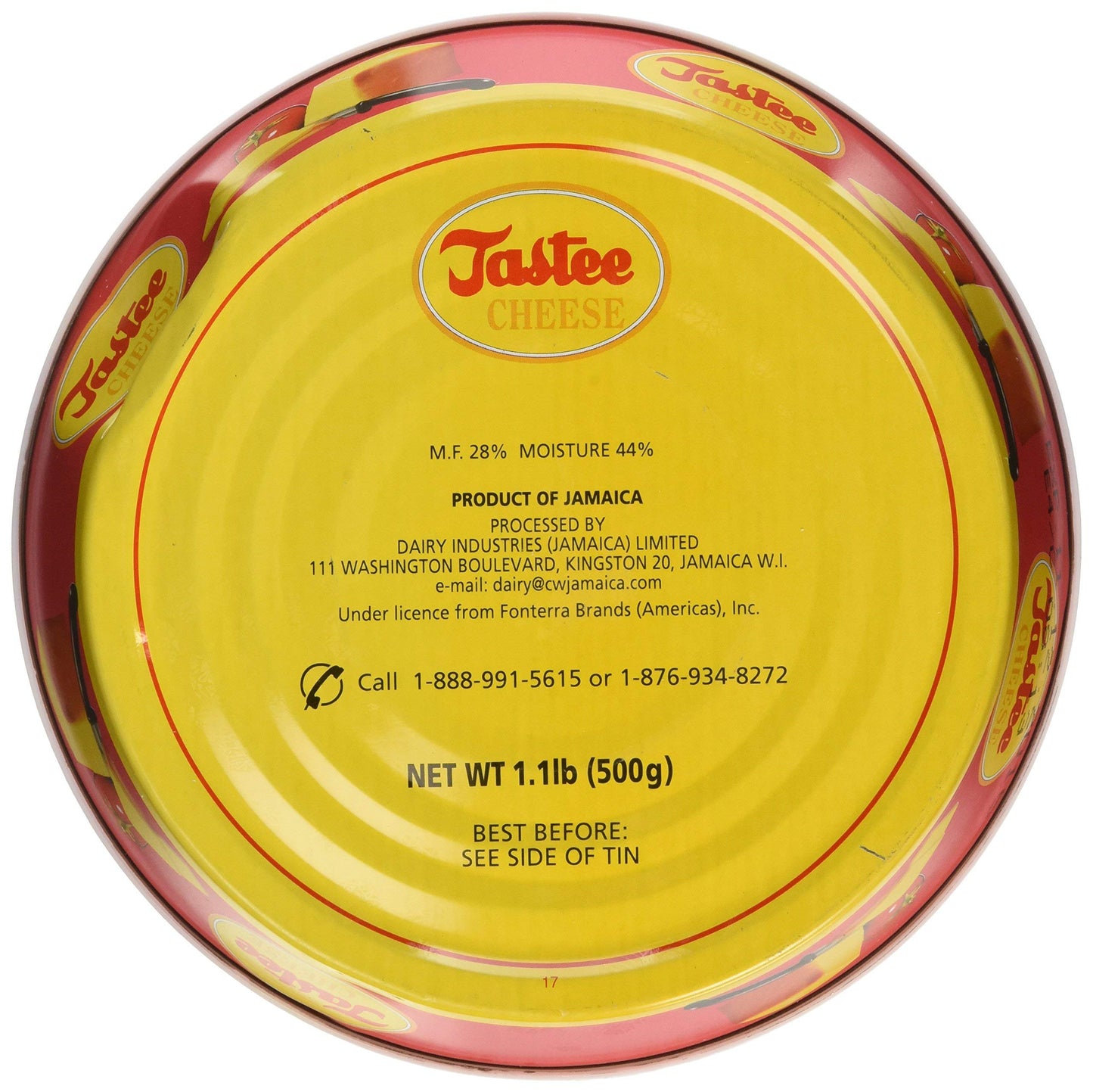 Jamaican Tastee Cheese, 17.6 oz (1.1 lb) (1-Pack)