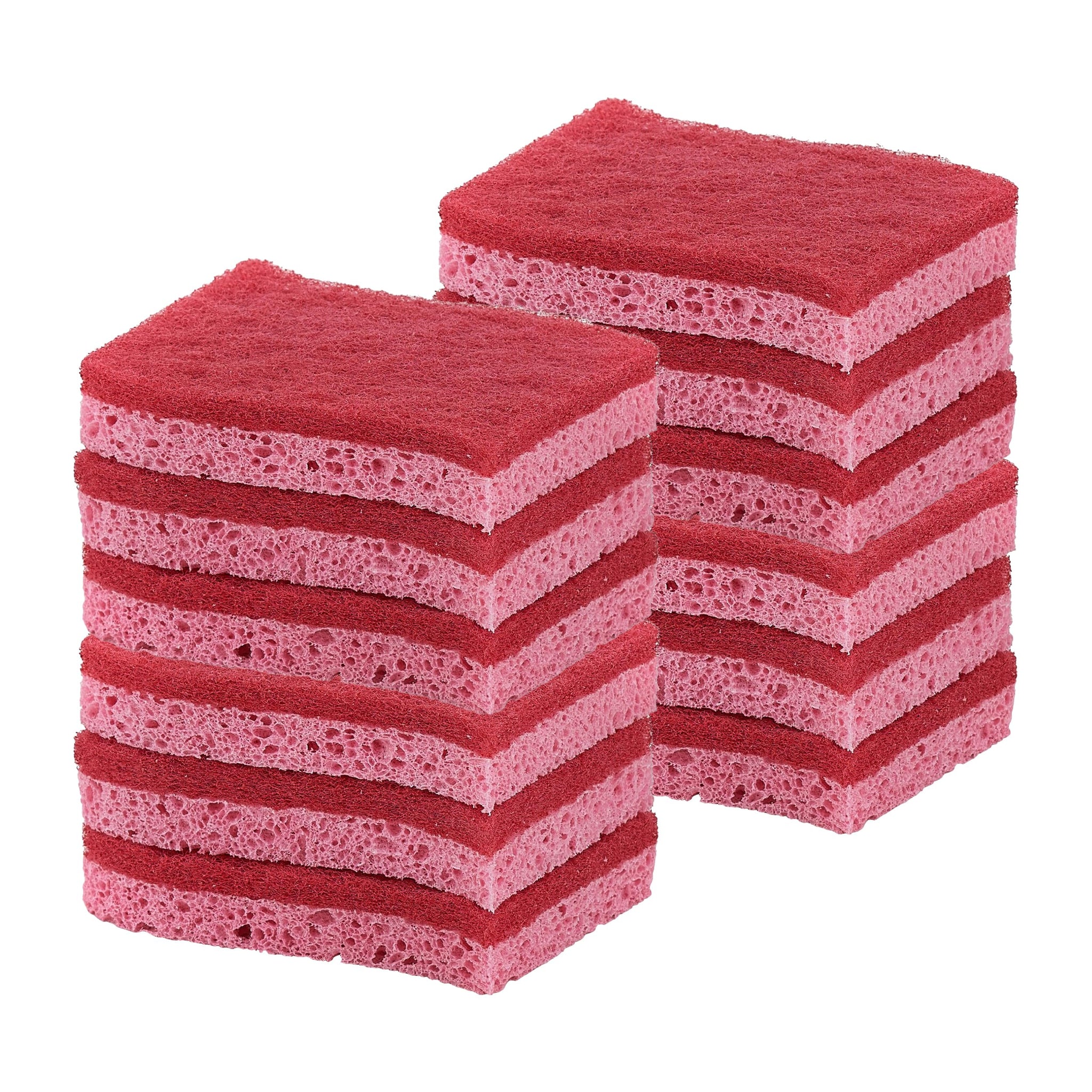Kitchen Sponges for Washing Dishes, Non-Scratch Cellulose Dish Scrub Sponges, Cleaning Sponges for Household Use, Safe Cleaning Products, Kitchen