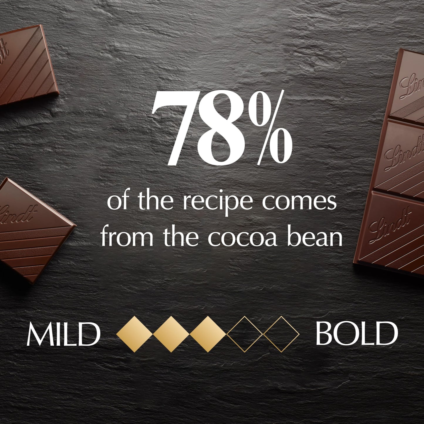Lindt EXCELLENCE 78% Cocoa Dark Chocolate Bar, Dark Chocolate Candy, 3.5 oz. (1 Pack)