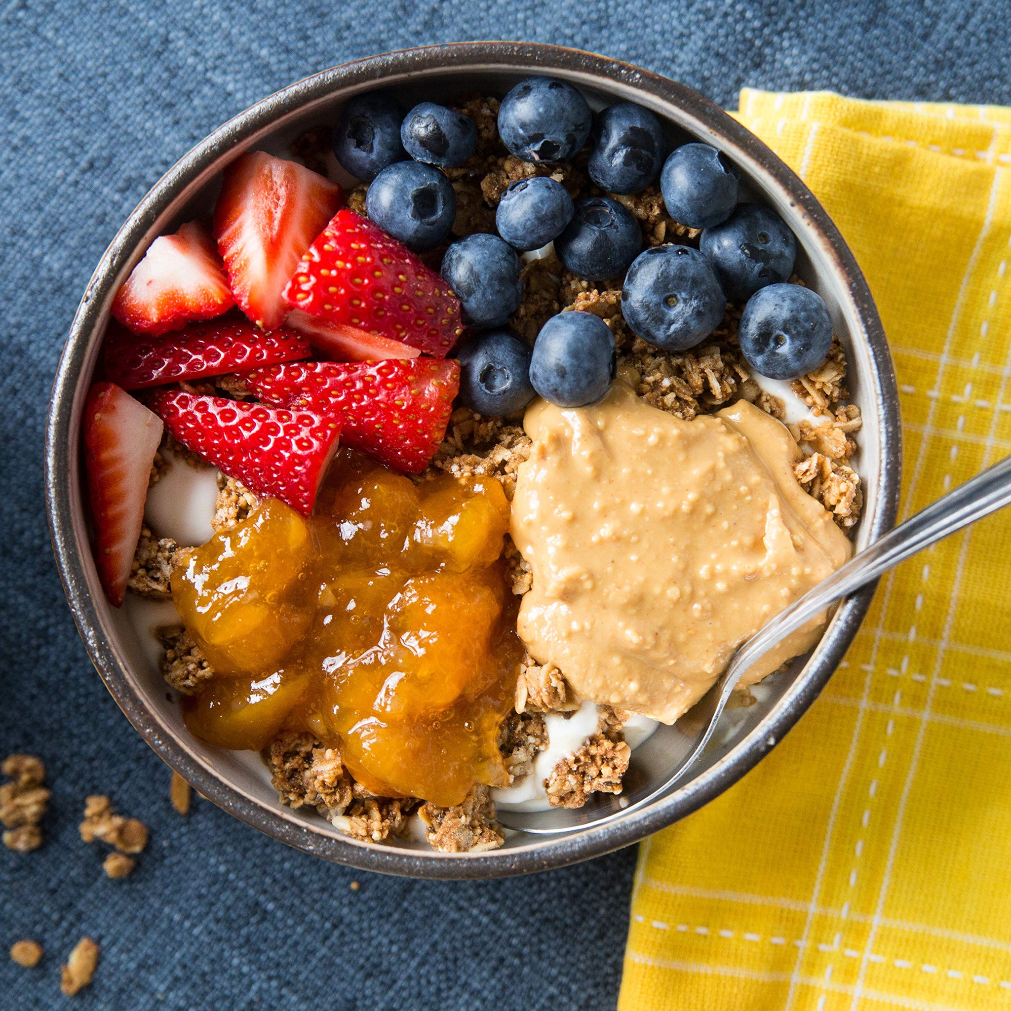 Big Spoon Roasters Peanut Butter with Wildflower Honey & Sea Salt - Low Sugar & Creamy Peanut Butter with Organic Raw Honey & Coconut Oil - Keto, Palm