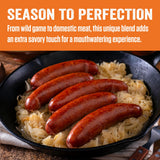 LEM Products Backwoods Kielbasa Fresh Sausage Seasoning, Ideal for Wild Game and Domestic Meat, Seasons Up to 25 Pounds of Meat, 11.8 Ounce Packet