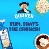 Quaker Large Rice Cakes, Lightly Salted, Gluten Free, 100% Whole Grains, 4.47 Oz, Pack of 6