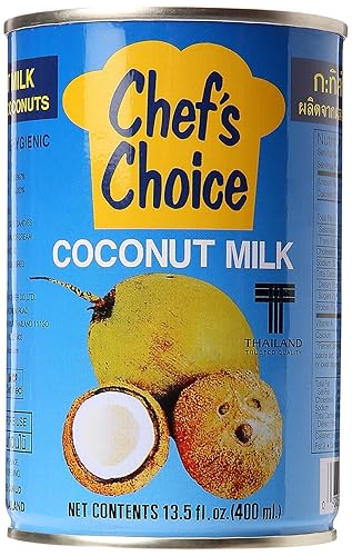 Chef Choice Coconut Milk, Medium, 13.5 Ounce (Pack of 24)