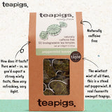 Teapigs Peppermint Leaves Tea Bags Made With Whole Tea Leaves, Natural Ingredients, Non-GMO, Caffeine-Free - 50 Count (1 Pack of 50 Teabags)