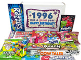 1996 Retro Childhood Candy Gift Basket Box Assortment for 30th Birthday Man or Woman Jr