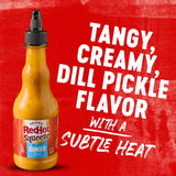 Frank's RedHot Burger Sauce, Squeeze Bottle, Creamy, Tangy Blend of Dill Pickle Juice, Mayo, and Frank’s RedHot Heat for Burgers & More, 12 fl oz