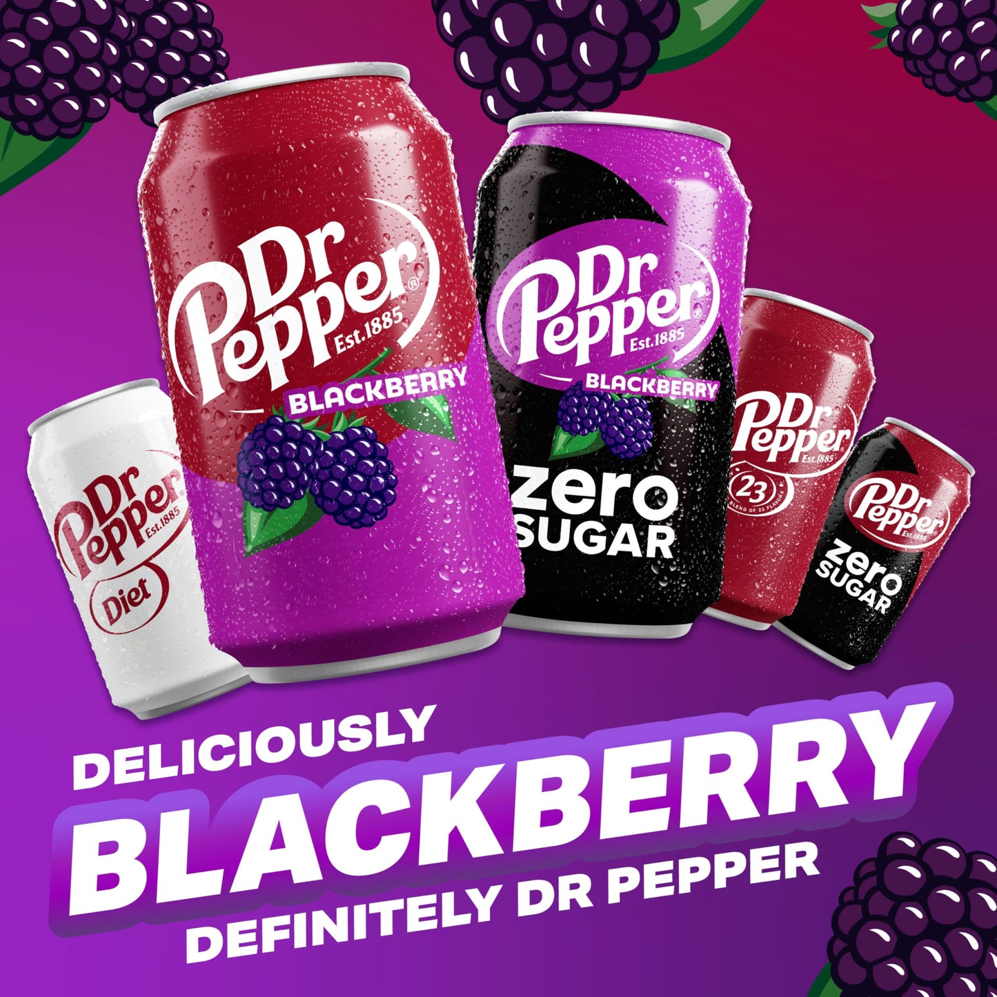Dr. Pepper Blackberry 12oz 12pk