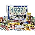 RETRO CANDY YUM ~ 1937 89th Birthday Gift Box of Nostalgic Candy Mix from Childhood for 89 Year Old Man or Woman Born 1937